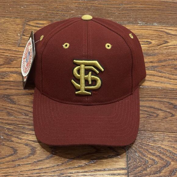 NEW Florida State Seminoles Puma Baseball Hat Dad Cap Snap Strap Back FSU VTG 95 - Picture 2 of 16